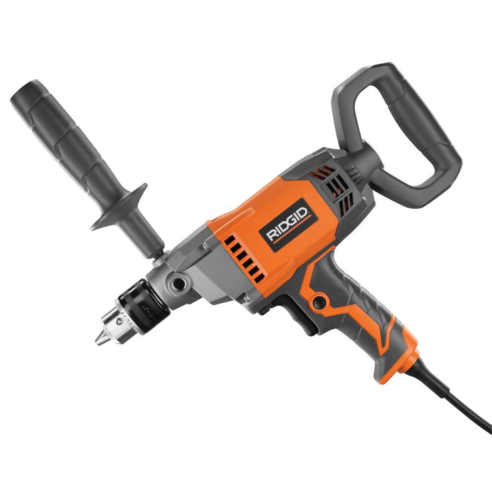 Open Box - RIDGID 9 Amp Corded 1/2 in. Spade Handle Mud Mixer