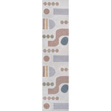 Riley Abstract Coastal Contemporary Machine - Washable Runner Rug - Tuesday Morning - Runner Rugs