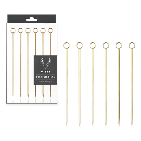 Belmont-cocktail-picks-in-gold-viski®-Bar-&-Beverage-Accessories