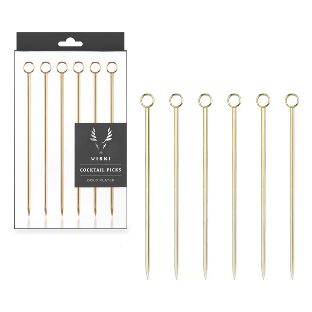 Belmont-cocktail-picks-in-gold-viski®-Bar-&-Beverage-Accessories