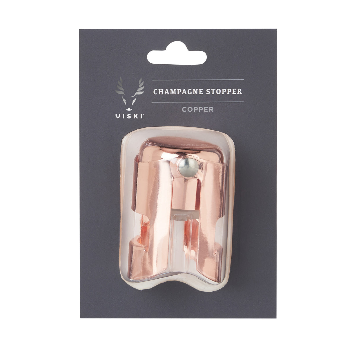 Copper champagne stopper by viski®