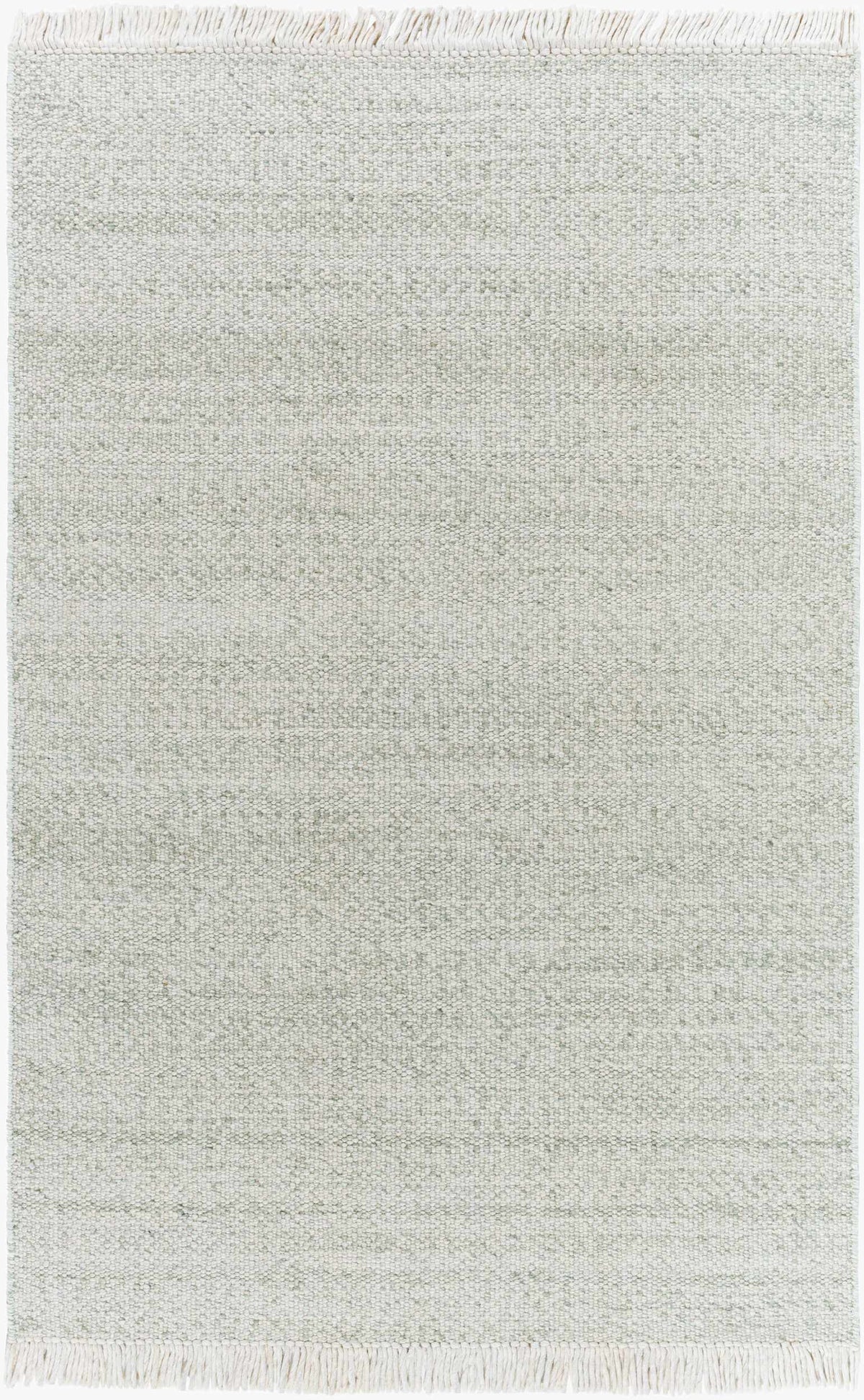 Sorell Sage Textured Weave Cottage Farmhouse Wool Handmade Area Rug - Clearance