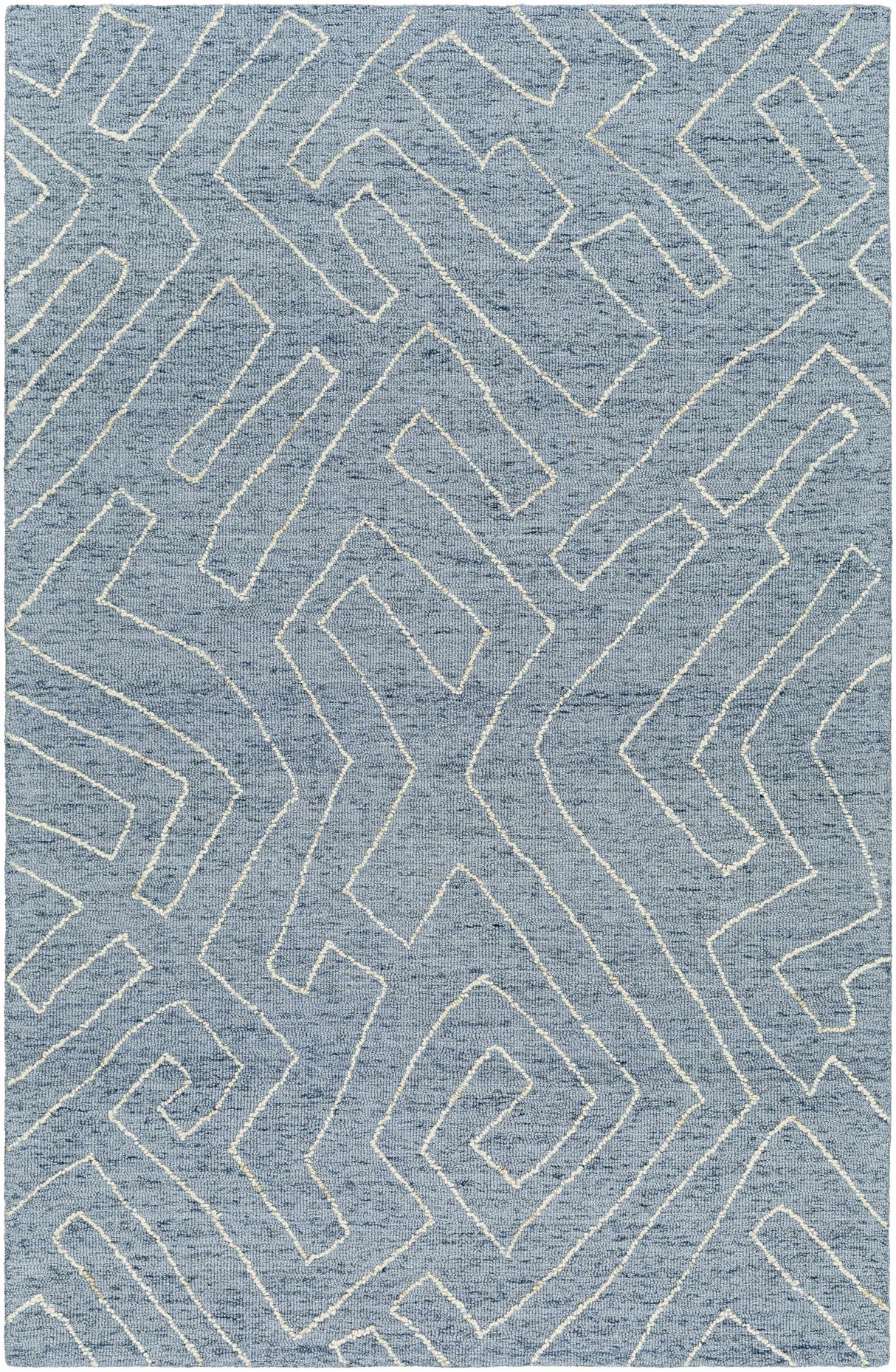 Raffi Slate Blue Area Rug - Clearance