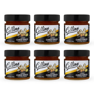 Candied Stem Ginger in Syrup 10.6 oz , Set of 6