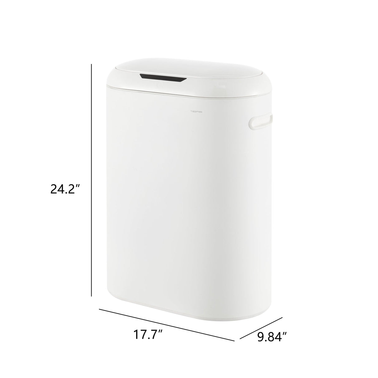 Robo kitchen slim oval motion sensor touchless trash can with touch mode - Tuesday Morning - Trash Cans & Wastebaskets