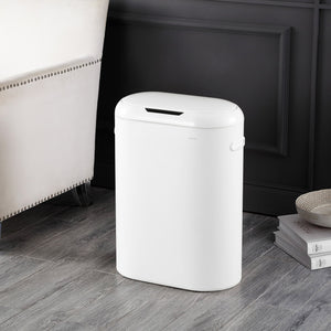 Robo kitchen slim oval motion sensor touchless trash can with touch mode - Tuesday Morning - Trash Cans & Wastebaskets