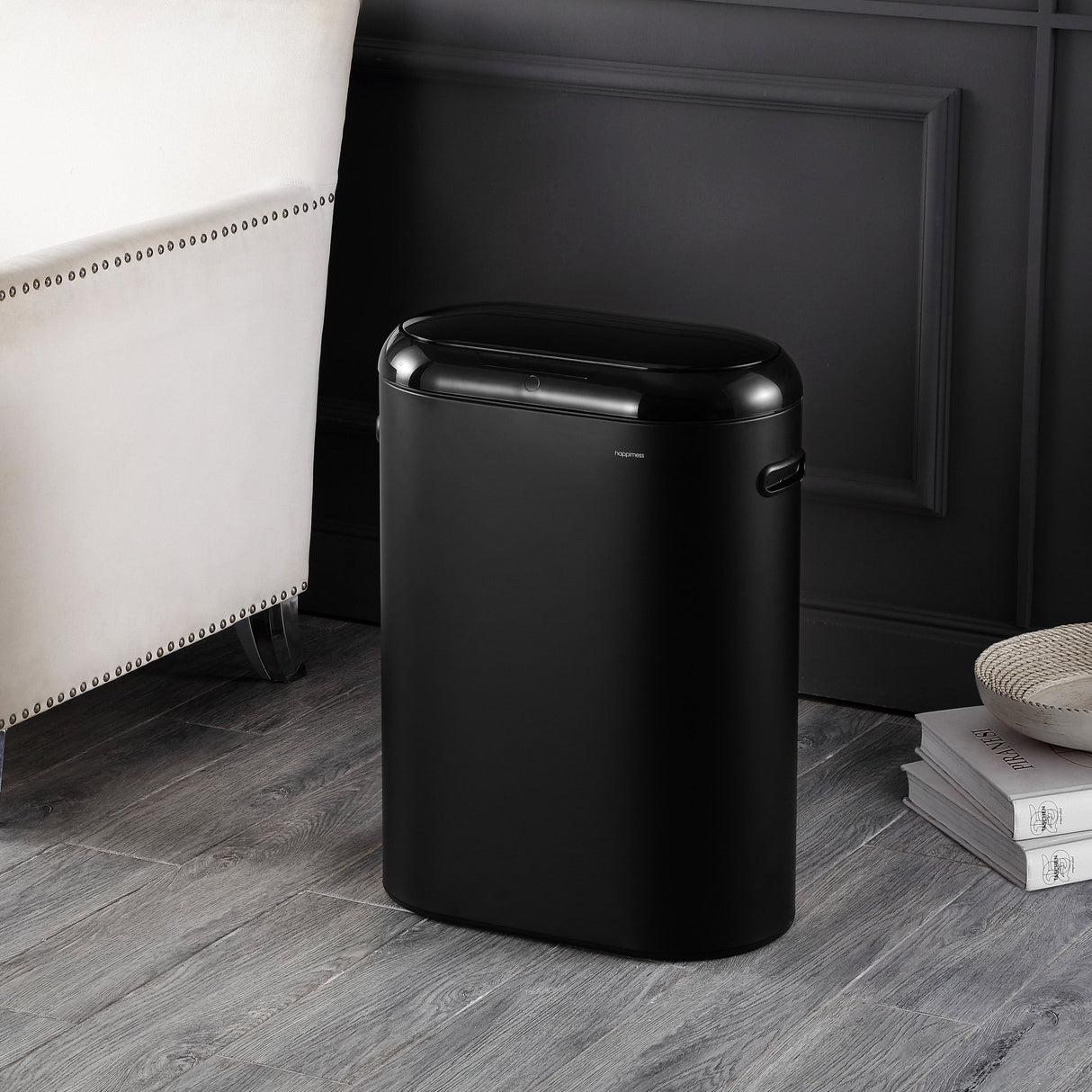 Robo kitchen slim oval motion sensor touchless trash can with touch mode - Tuesday Morning - Trash Cans & Wastebaskets