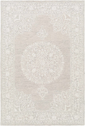 Roessleville Cream Wool Area Rug