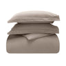 Rome Flannel Cotton Fuzzy Warm Solid Duvet Cover Set - Duvet Cover Set by Superior Brand
