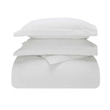 Rome Flannel Cotton Fuzzy Warm Solid Duvet Cover Set - Duvet Cover Set by Superior Brand