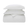 Rome Flannel Cotton Fuzzy Warm Solid Duvet Cover Set - Duvet Cover Set by Superior Brand