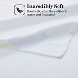 100% Cotton Flannel Sheet Set Solid Deep Pocket Fuzzy Warm Rome - Sheet Set by Superior Brand