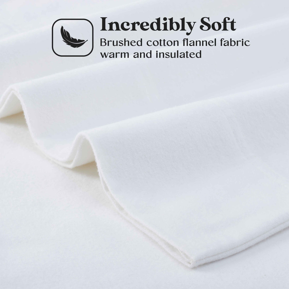 Rome Flannel Cotton Solid Fuzzy Pillowcases, Set of 2 - Pillowcases by Superior Brand