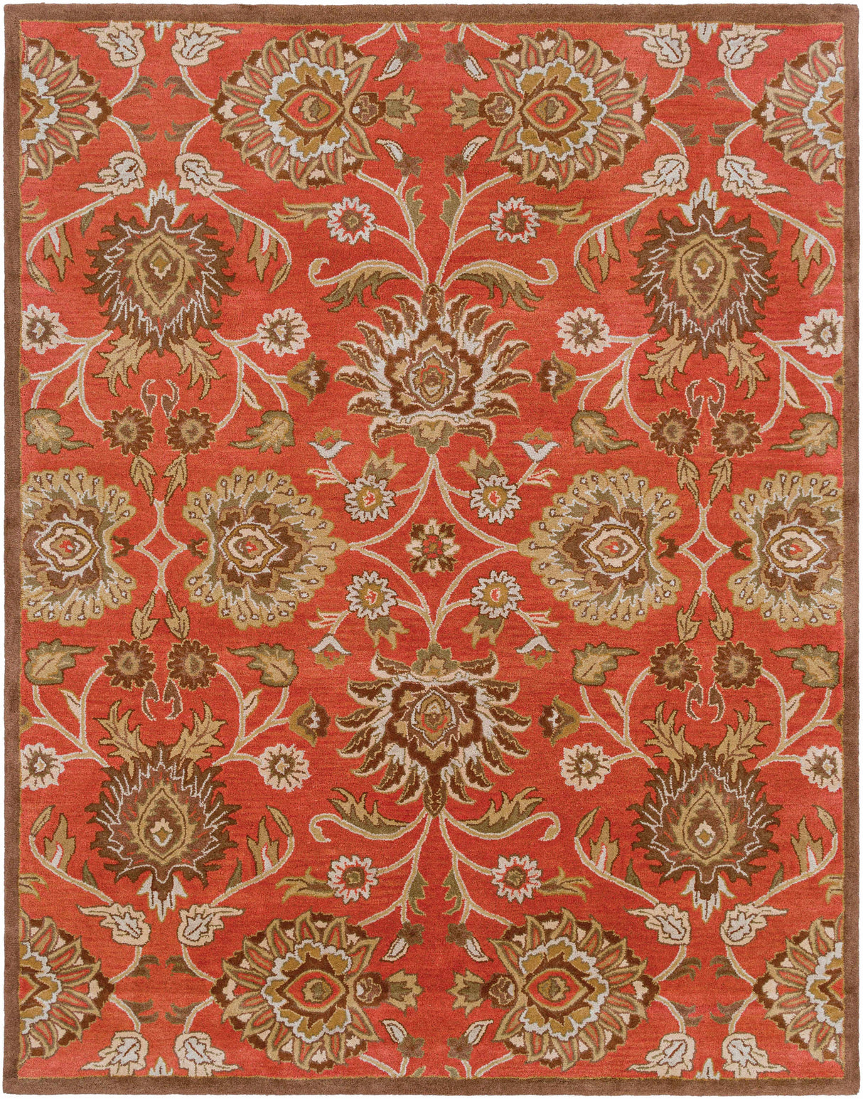 Conesus Hand Tufted Rust 1062 Area Rug - Clearance