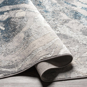Rosthern Blue Marble Rug - Clearance
