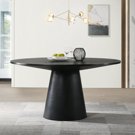 Round Dining Table with Pedestal Base - Dining Tables