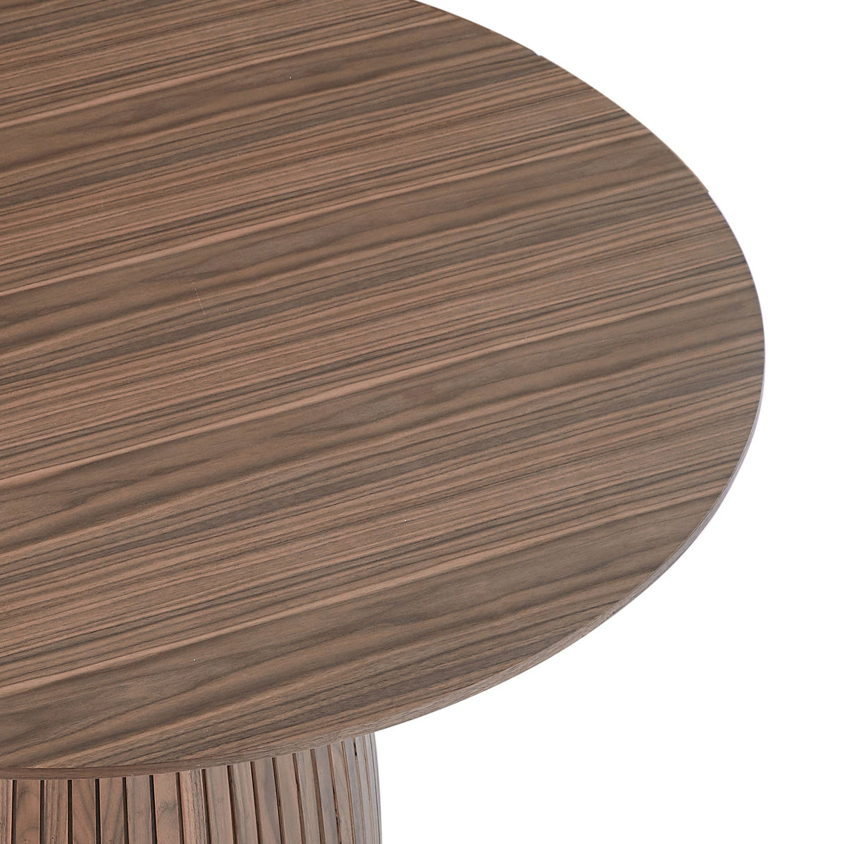 Round Dining Table with Pedestal Wood Base - Dining Tables