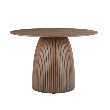 Round Dining Table with Pedestal Wood Base - Dining Tables