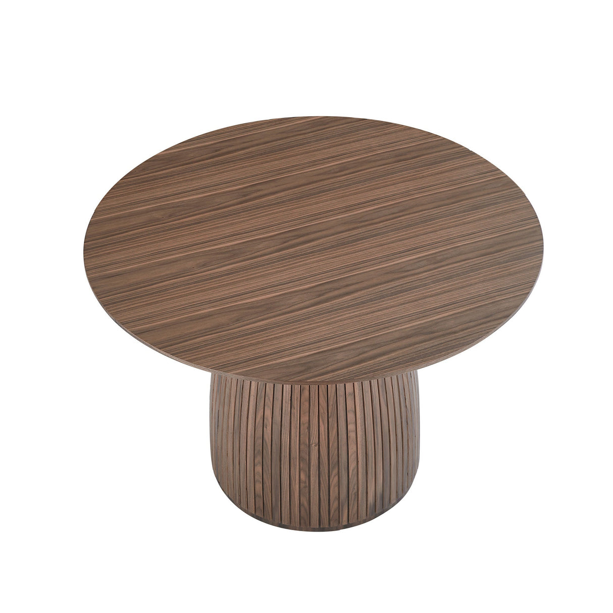 Round Dining Table with Pedestal Wood Base - Dining Tables