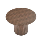 Round Dining Table with Pedestal Wood Base - Dining Tables