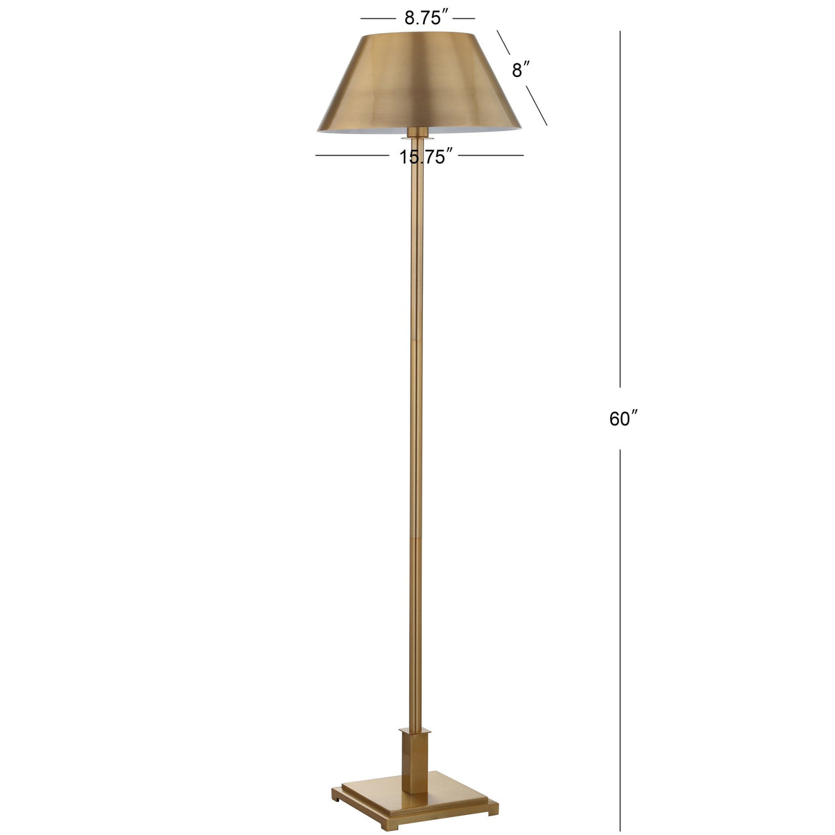 Roxy metal led floor lamp - Tuesday Morning - Floor Lamps