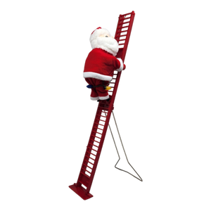 Tabletop Climber - Santa with Single Ladder