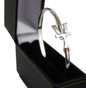 Vermont   Hook Bracelet Silver - 4mm Band - 7 Inch
