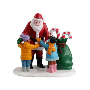 Santa Gets A Hug
