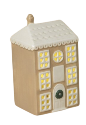 Ceramic Light-Up House -