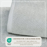 Cotton textured bath towel set - acacia collection