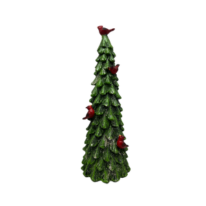 Glitter Cardinal Tree Large
