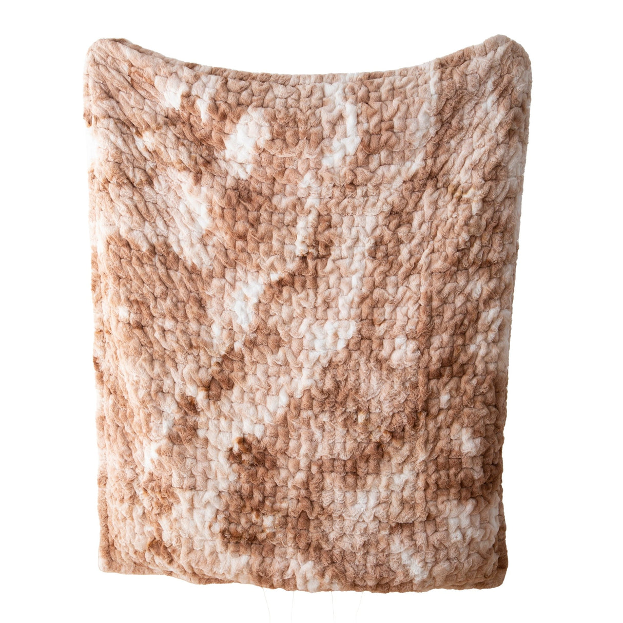 Ruched faux fur throw - Tuesday Morning - Throw Blankets