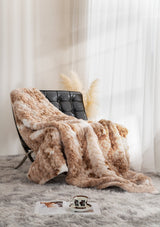 Ruched faux fur throw - Tuesday Morning - Throw Blankets