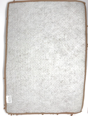 DaDa Bedding Coffee Brown Shaggy Soft Chenille Noodle Carpet Rug Bath Mat