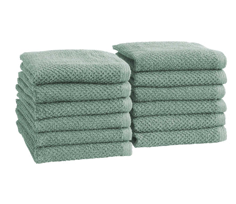 Cotton textured bath towel set - acacia collection