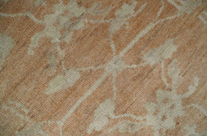 Rust and Beige Hand knotted Oriental Oushak 8x10 wool Area Rug