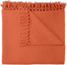 Diamond Jacquard Throw Rust