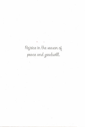 Snowflake Glitter Seasons Greetings Boxed Holiday Cards
