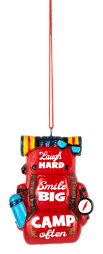 Back Pack Ornaments - Camp Often