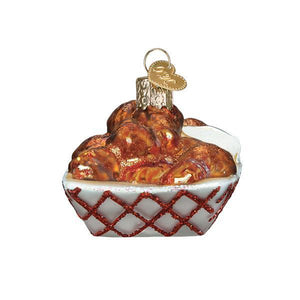 Hot Wings With Dip Ornament