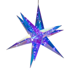 Magical Iridescence 19 inch Holographic Starburst