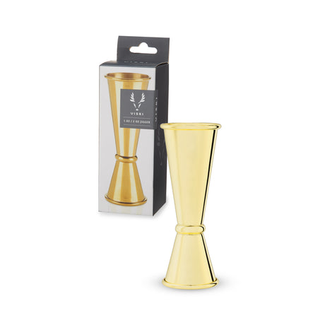 Belmont-large-makoto-jigger-in-gold-viski®-Cocktail-Shakers-&-Tools