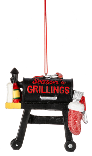 Grill Ornament - Season's Grillings