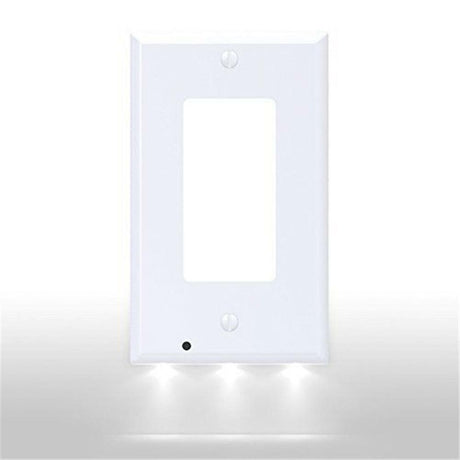 Outlet Cover with Built-In LED Night Light - 2 Styles