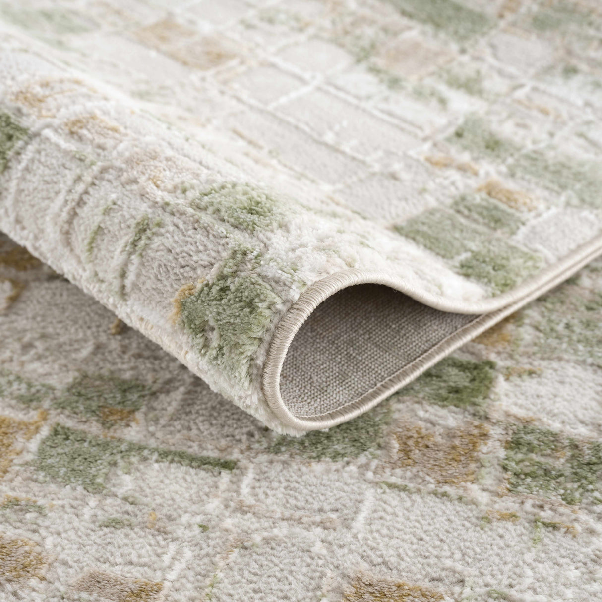 Liveri Green Mosaic Rug