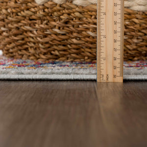 Istanbul Medallion Orange Area Rug - Clearance