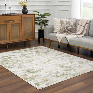 Liveri Green Mosaic Rug