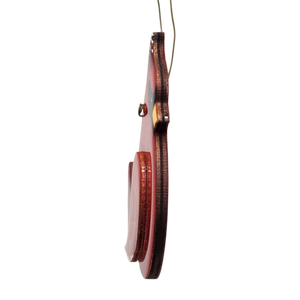 Wooden Cardinal Ornament - In flight Facing Right
