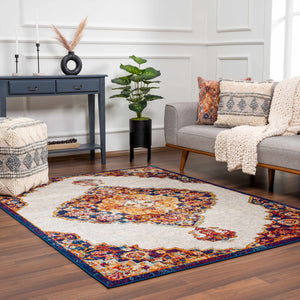 Istanbul Orange Area Rug - Clearance