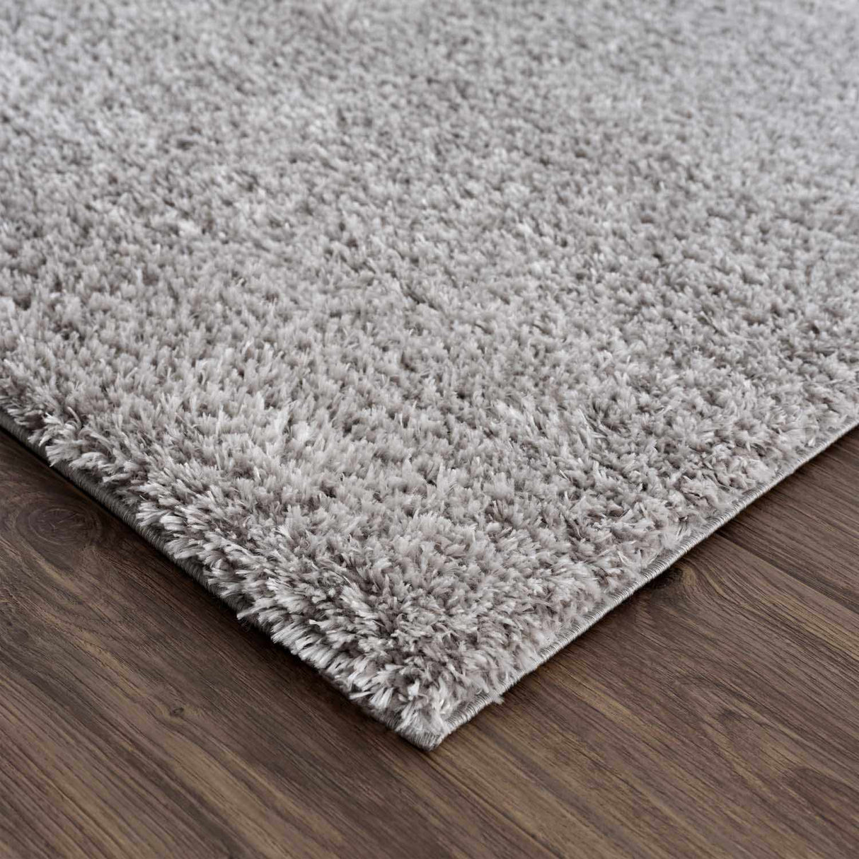 Lunaro Gray Subtle Wavy Abstract Modern Minimalist Polyester Machine Woven Area Rug - Clearance